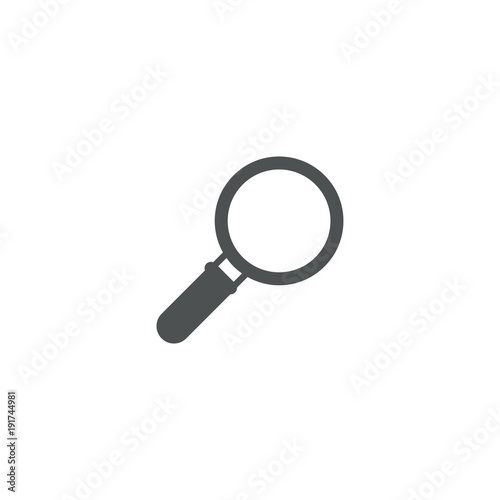 magnifier icon. sign design
