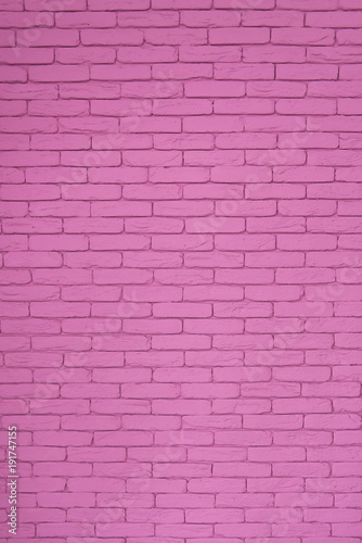 Pink brick wall texture