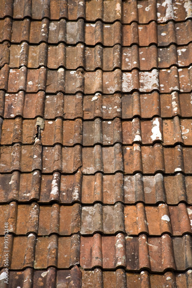 Pantile roof pattern Pantile roof pattern