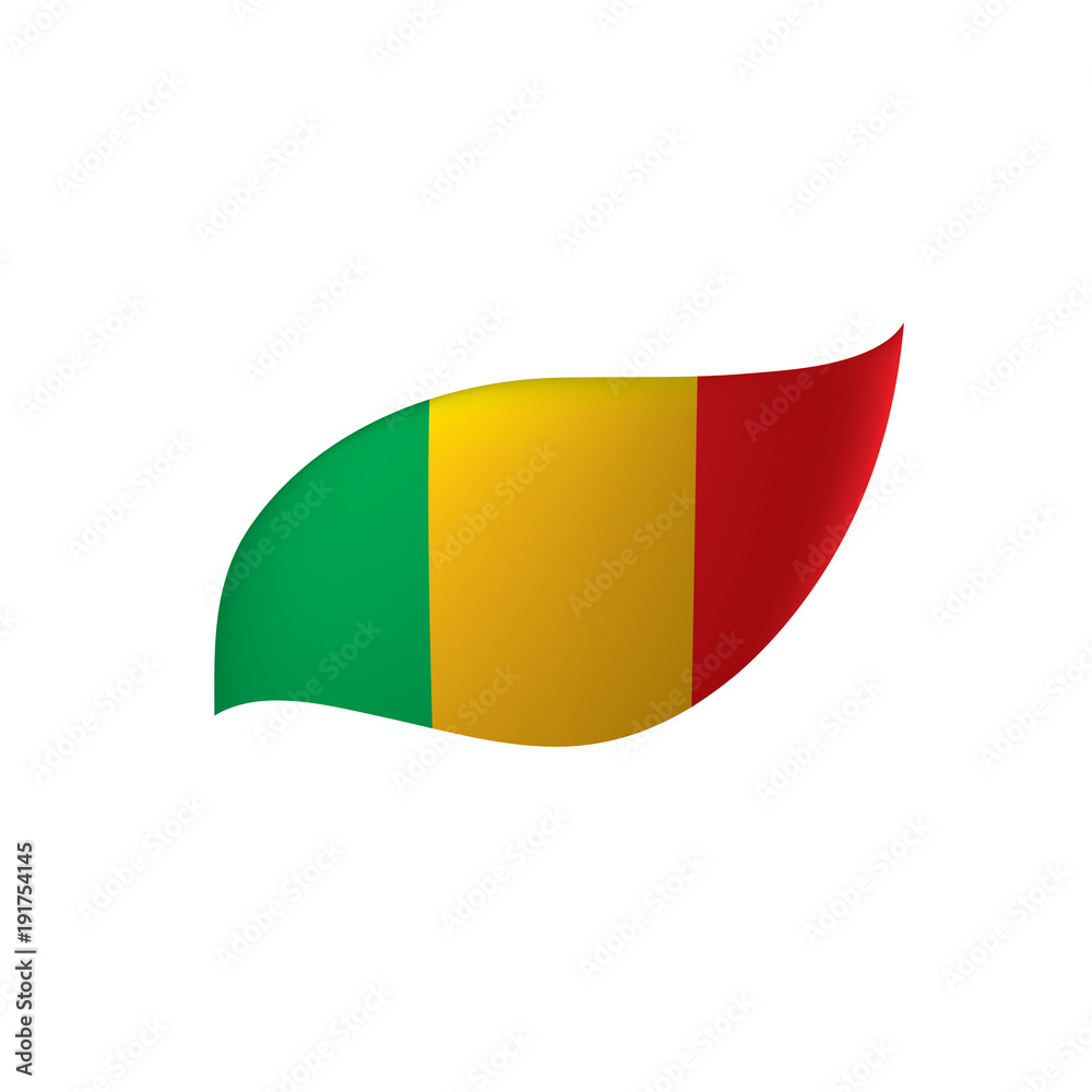 Fototapeta premium Mali flag. Vector