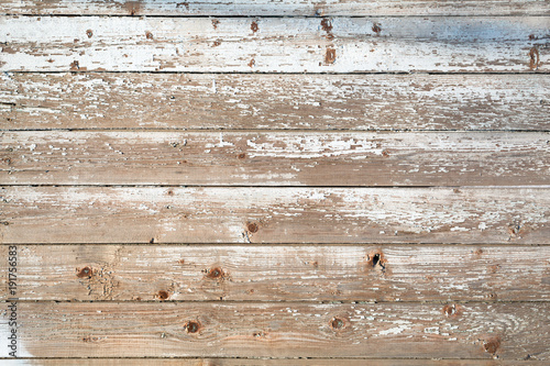 old gorizontal white painted boards