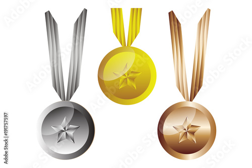 Champion medal set 3 photo