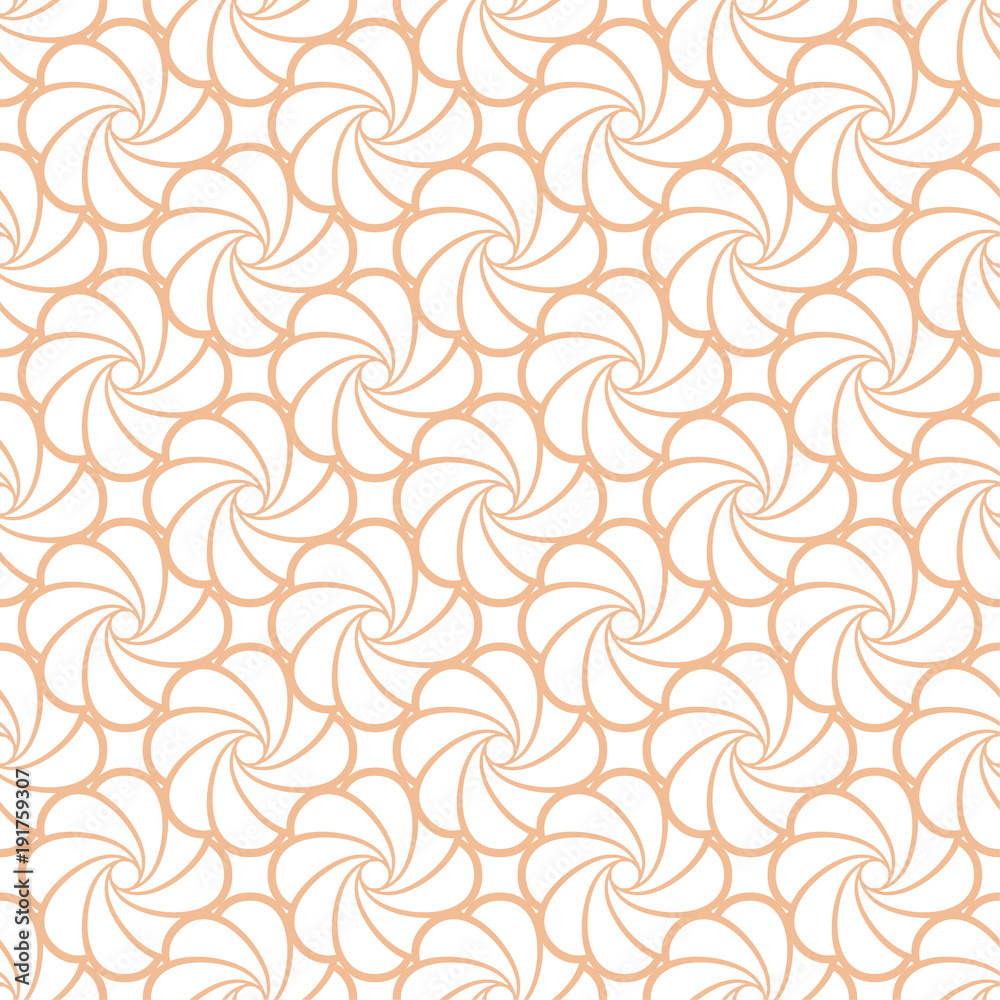 Floral seamless pattern. Orange wallpaper background