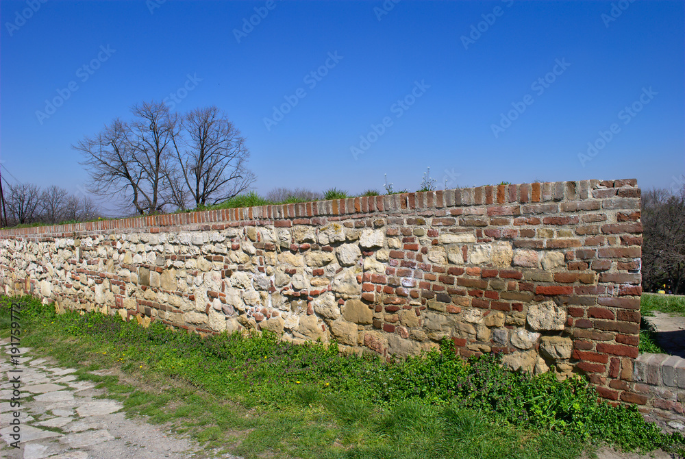 Medieval Wall - Kalemegdan Park, Belgrade 