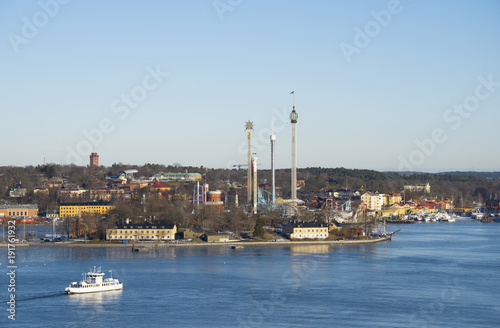 Houses and landmarks on the islands in Stockholm harbour © Hans Baath
