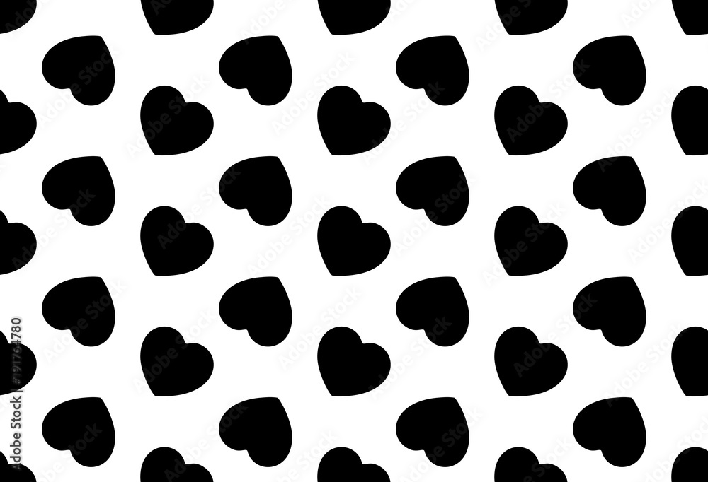Seamless vector pattern of hearts. Seamless background. Feast of St. Valentine's Day Seamless vector pattern of hearts. Seamless background. Feast of St. Valentine's Day