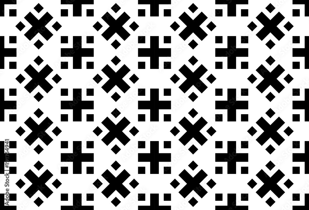 Black on white seamless pattern. Abstract background Black on white seamless pattern. Abstract background