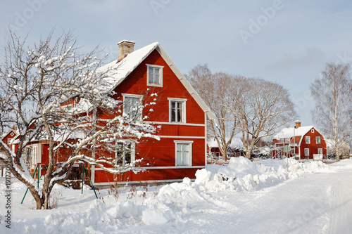 Vinter i kvarteret photo