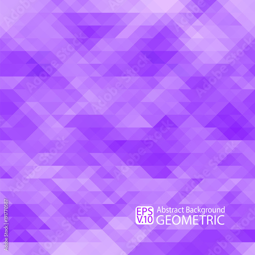 Abstract geometric purple background from triangles. Vector. For printing, Internet, packaging, design