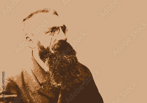 Rodin - sculpteur - portrait - personnage célèbre - artiste - sculpture