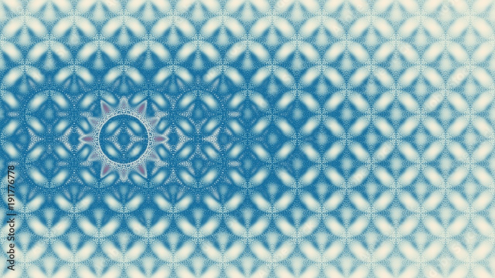 Fototapeta premium Regelmäßig gemusterter Hintergund - Blautöne