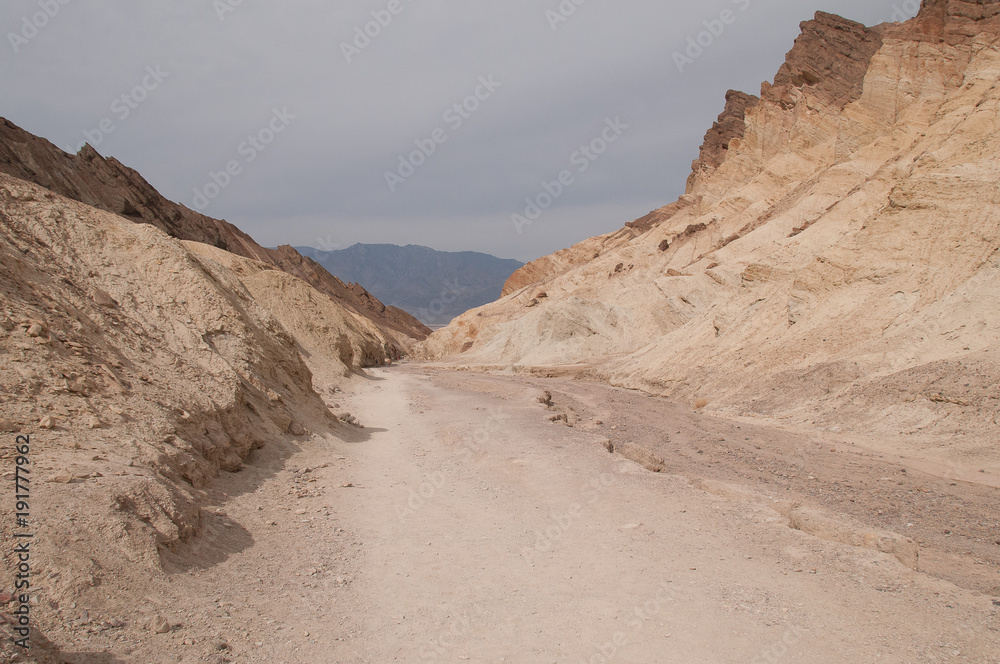 Death Valley gold canyon
