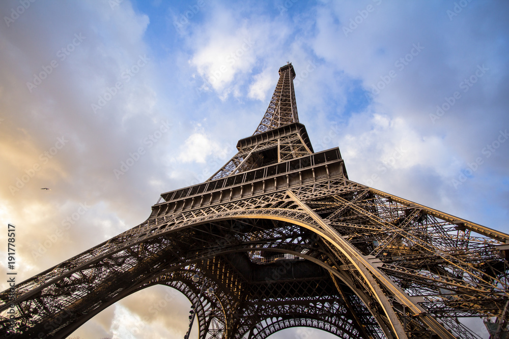 Eiffel Tower, Paris - obrazy, fototapety, plakaty 