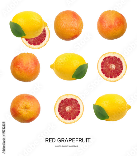 Red Grapefruit or Orange Pattern
