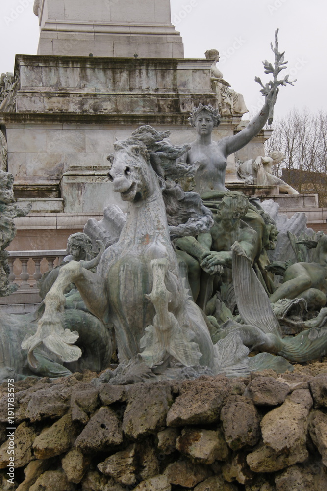 Monument aux Girondins à Bordeaux, Gironde