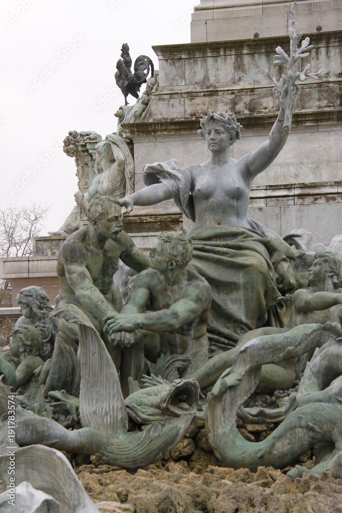 Monument aux Girondins à Bordeaux, Gironde