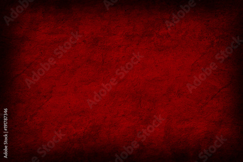 red background