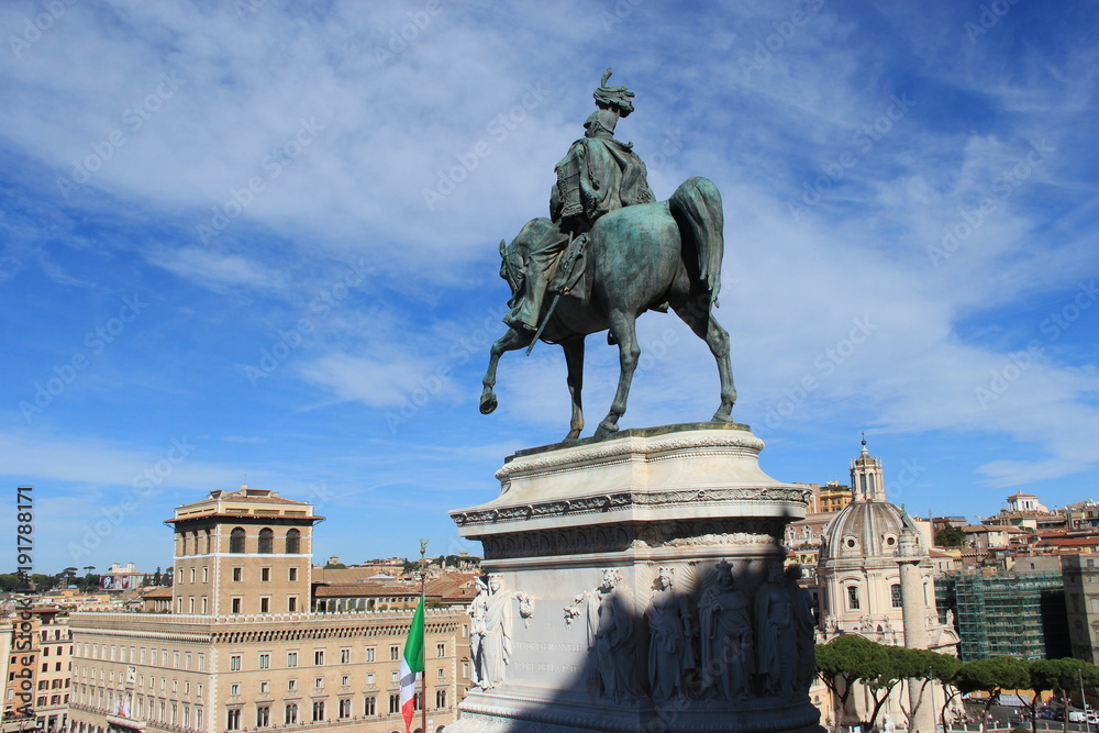 Fototapeta premium Monument à Vittorio Emanuele II - Rome