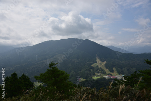 日本の山の景色