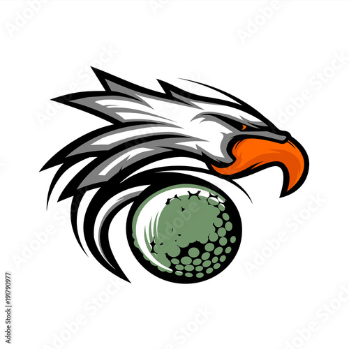 Eagle Golf Ball Logo 