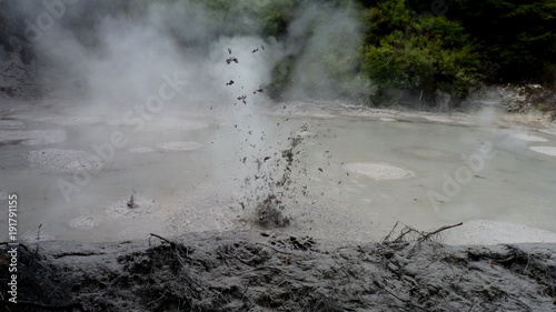 Geothermal eruption