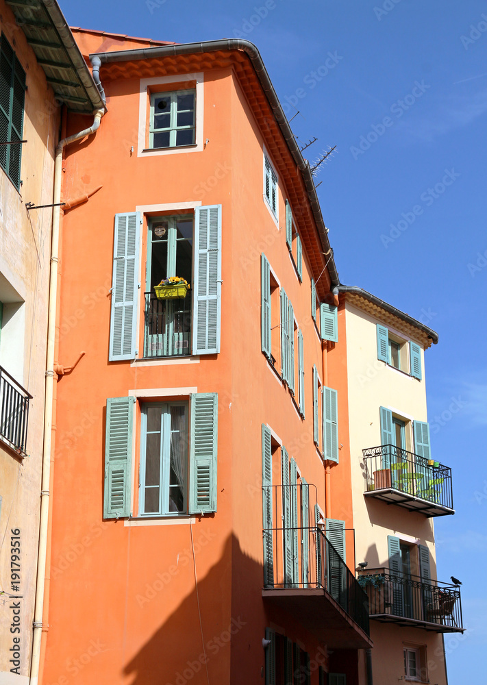 Colored house - Villefranche-sur-Mer - French Riviera