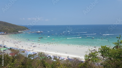 Pristine beach and white sands