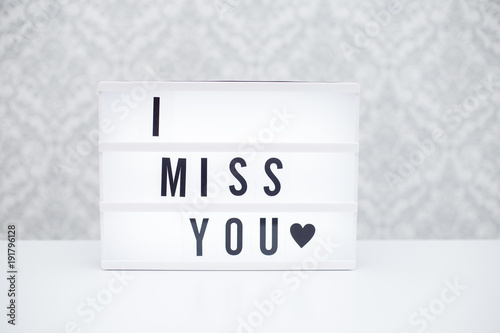 i miss you text