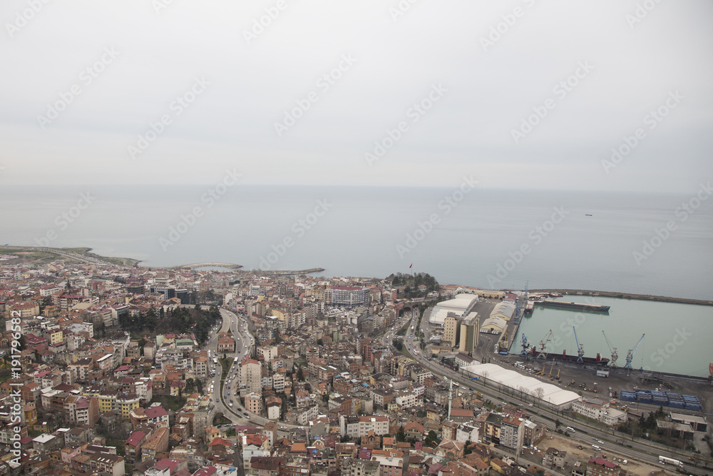 Fototapeta premium Trabzon Turkey cityscape 