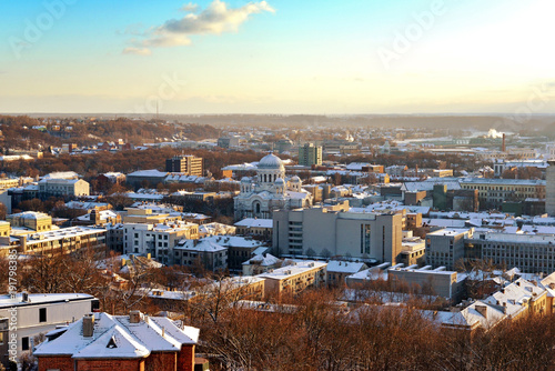 Panoramic view of Kaunas