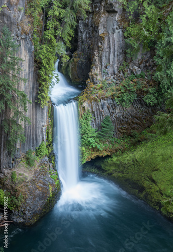 Long Exposure of Toketee Falls photo