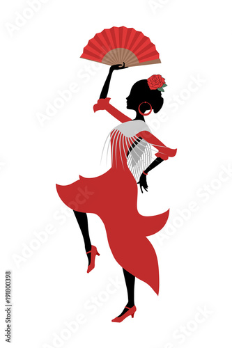 Gypsy spanish dancer