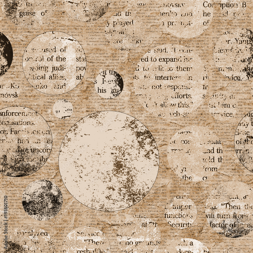 Vintage newspaper texture background with space for text Stock Illustration  | Adobe Stock