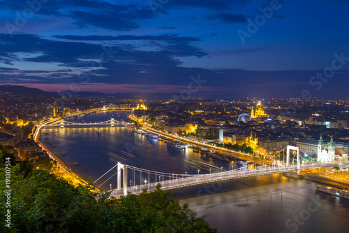 Aerial view of Budapest, Hungary