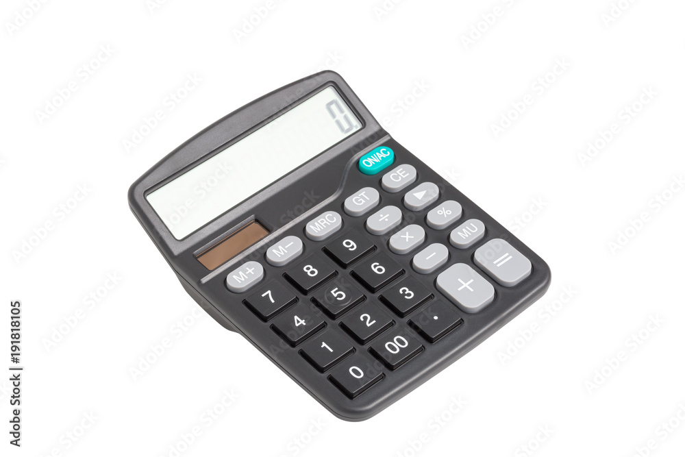 Calculator isolated on white background Calculator isolated on white background