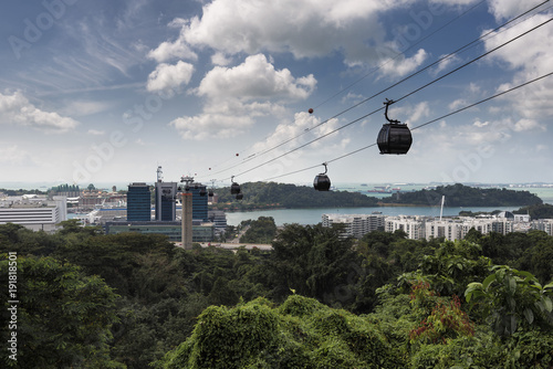 Singapore Cable Car, Mount Faber to Sentosa, Singapore