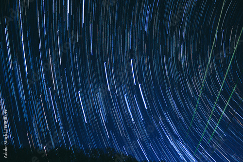 star trails