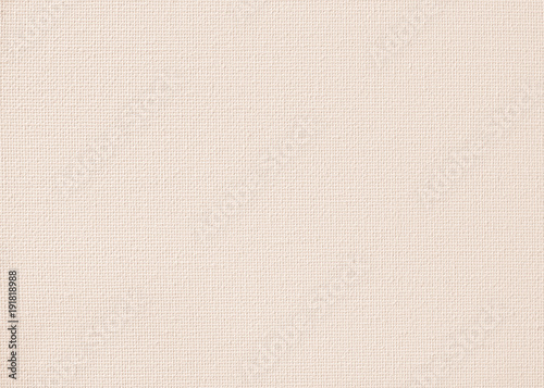Beige canvas burlap fabric texture background for arts painting in light sepia cream brown
