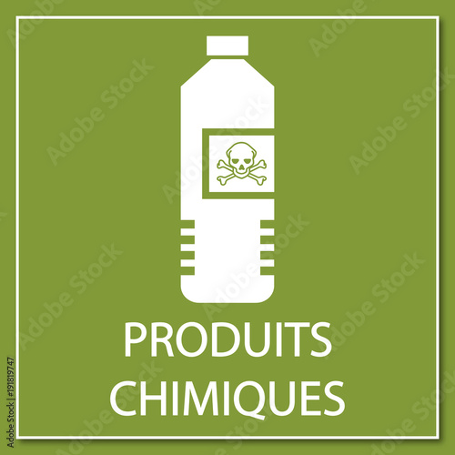 Logo produits chimiques.