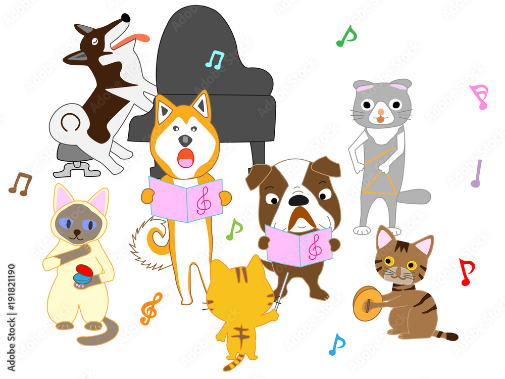 犬と猫のコンサート 犬と猫のコンサート