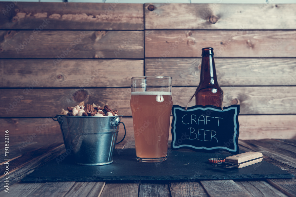 Naklejka premium Craft Beer in Brewery