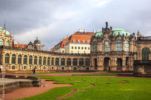 Zwinger Palace (architect Matthaus Poppelmann) - royal palace since 17 century in Dresden, Saxony, Germany