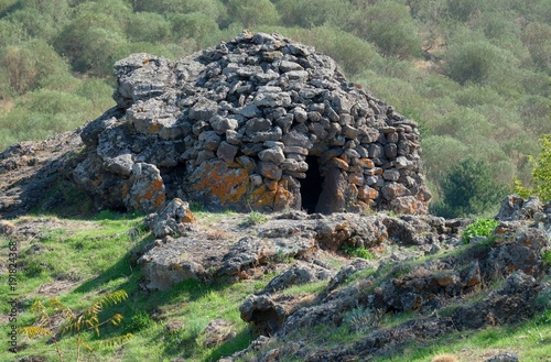 Dry Stone Hut In Etna Park, Sicily photo