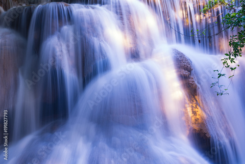 Huai Mae Khamin Waterfall at Kanchanaburi, Thailand