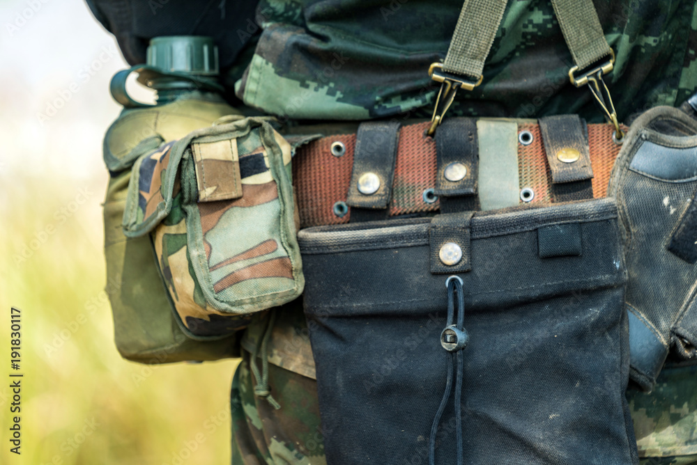 Soldier ready for war combat Soldier ready for war combat
