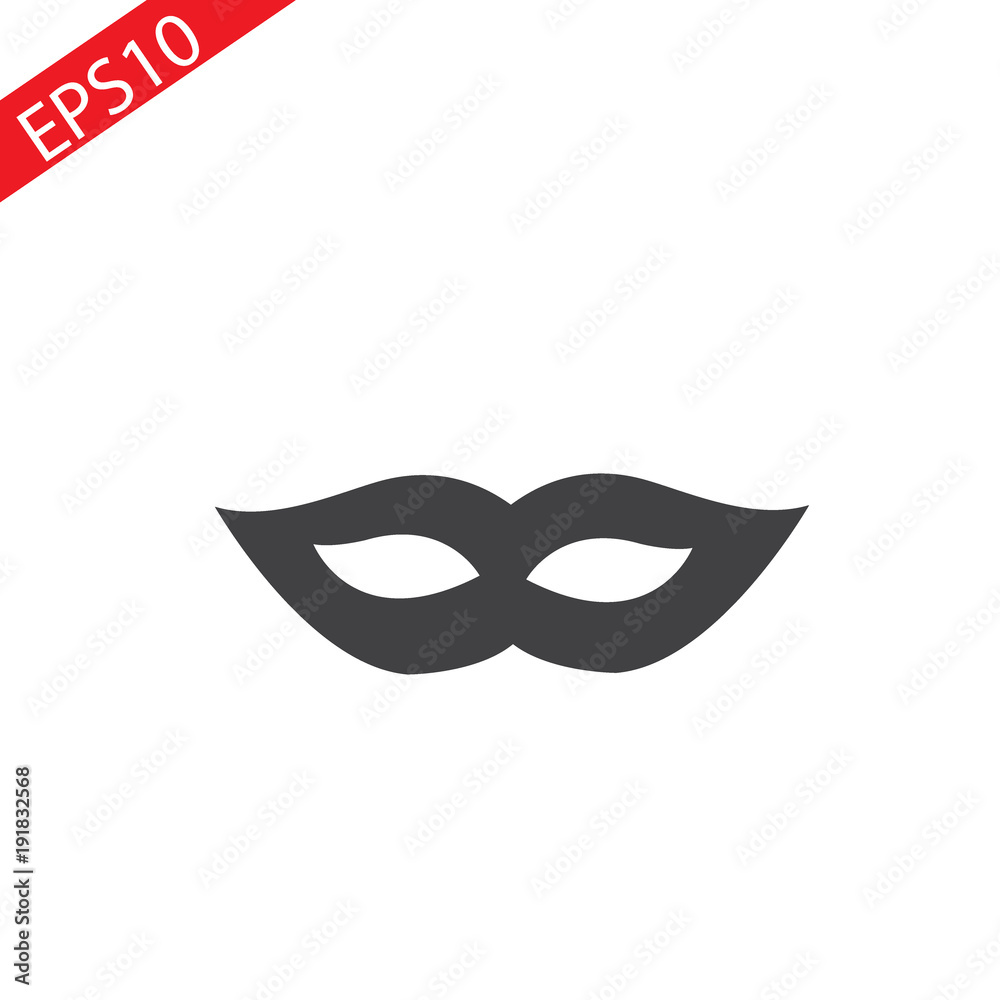 Carnival mask in black