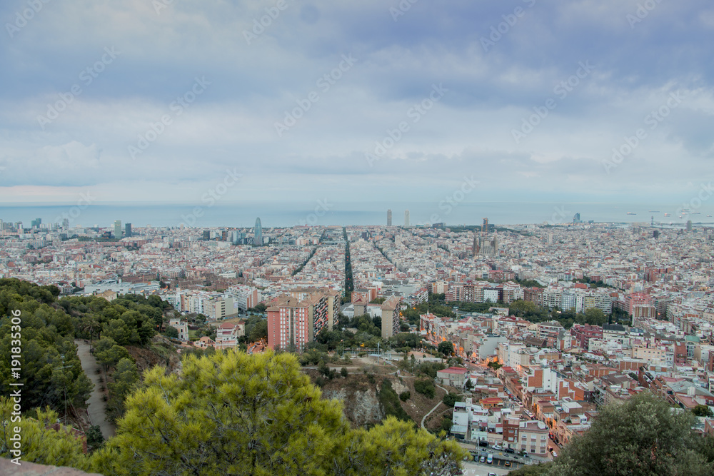 Barcelona views cityscape