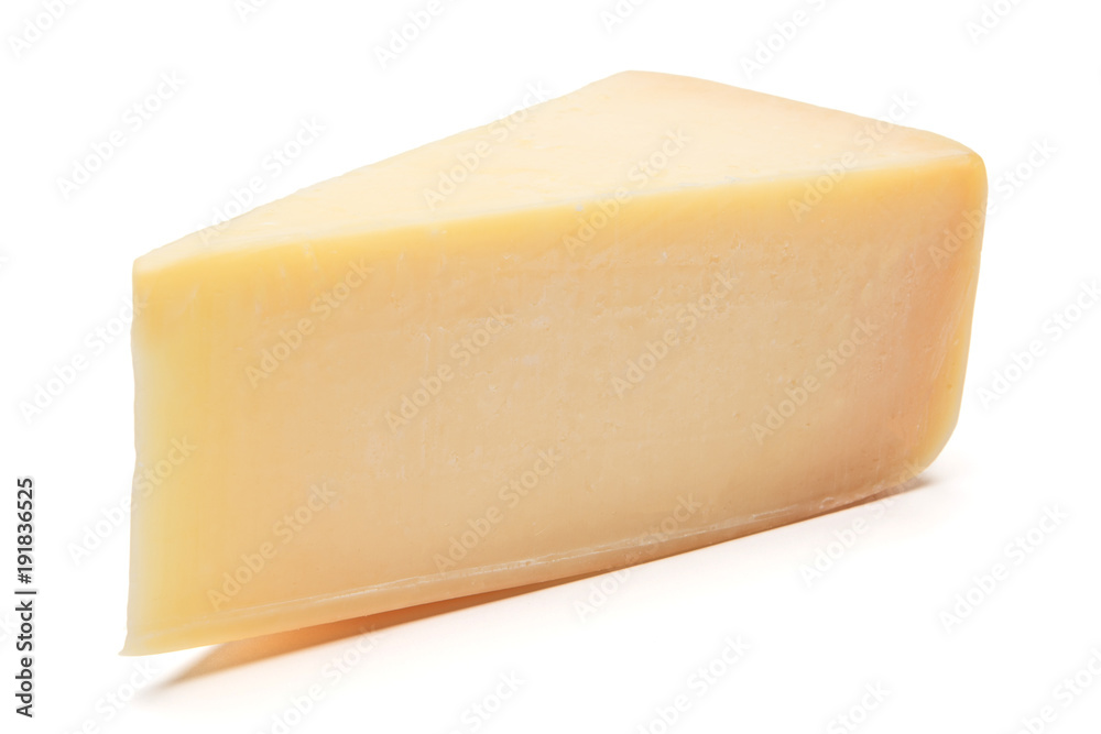 cheddar cheese isolated on white background