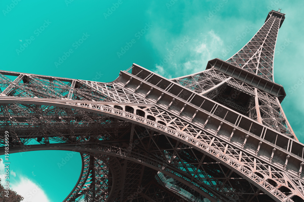 Fototapeta premium Eiffel Tower, Paris.