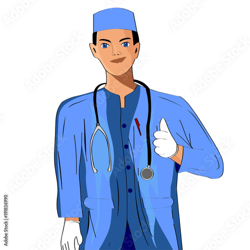 The doctor's gesture is fine